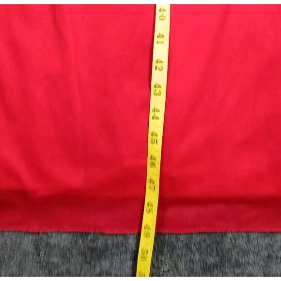 Red Halter Formal Gown Blondie Nites by Linda Bernell Size 13 Prom HOCO - Picture 6 of 16